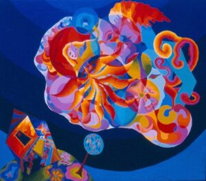 L'invitation au voyage, board 42x36inches