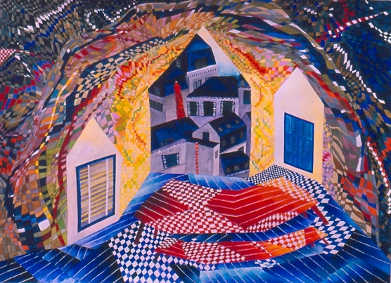 La Maison de Papier, 50x70cm