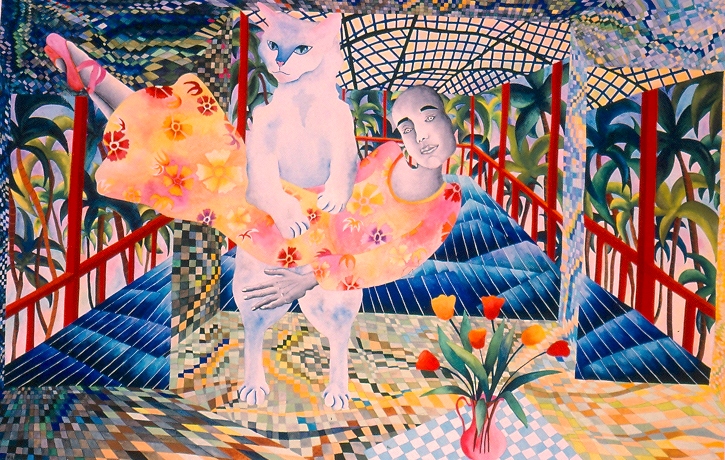 Songe d'une nuit d'hiver, 75x115cm