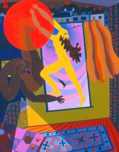 A la Poursuite du Soleil, Canvas 100x81cm