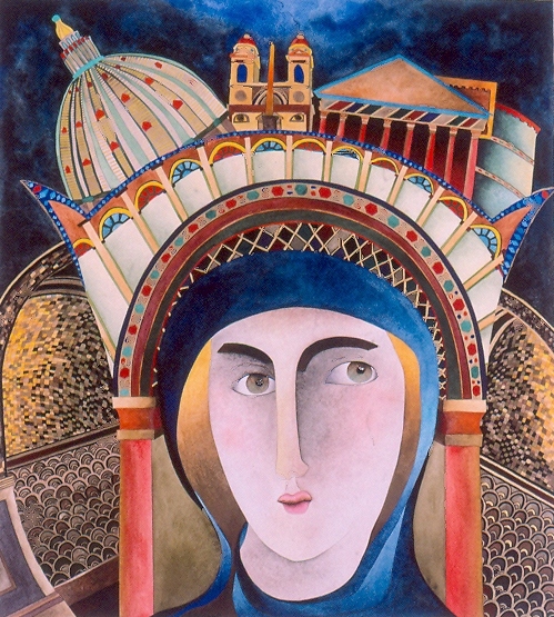 La Couronnée, 60x55 cm