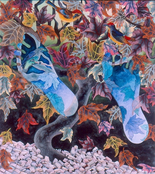 Roman Holidays, 55x50cm