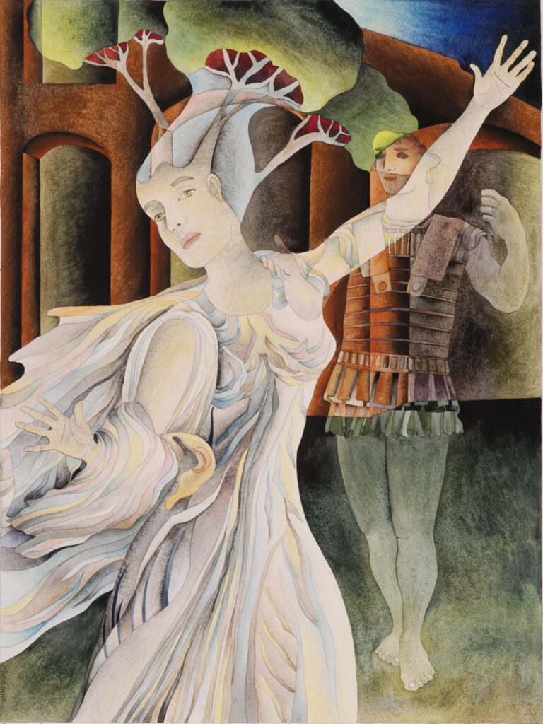 Tu es hier, je suis demain, 45x60 cm