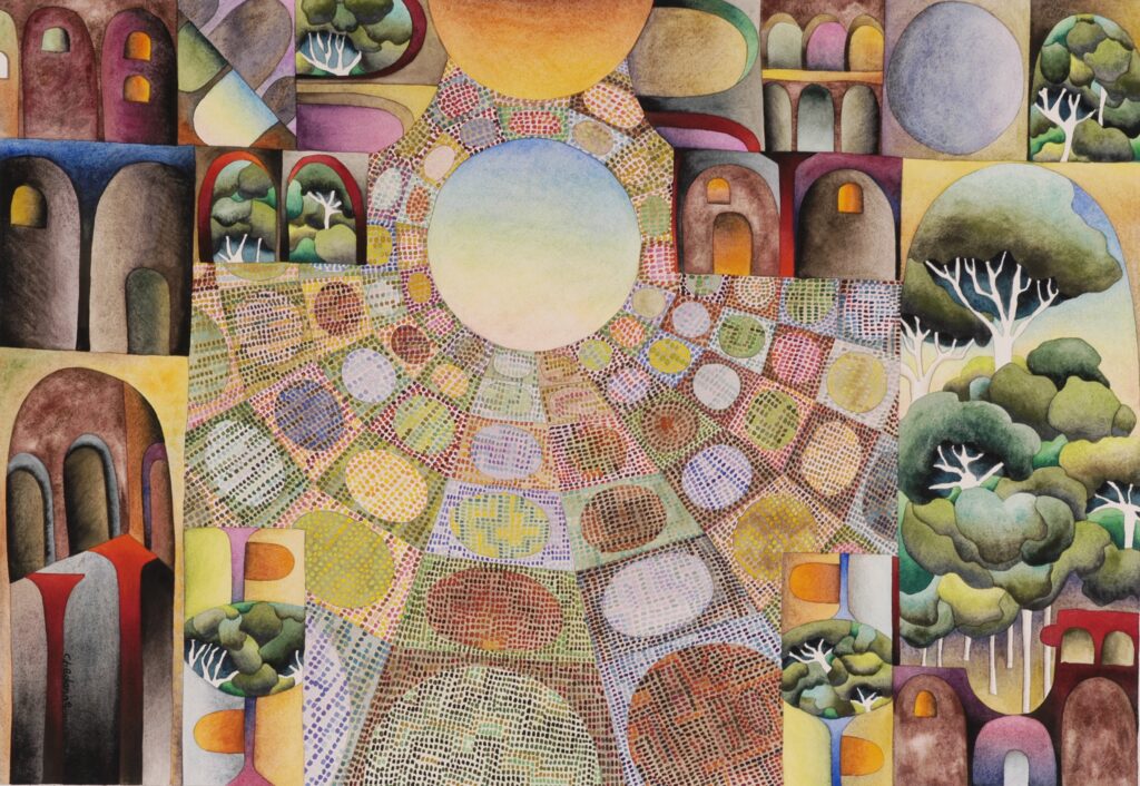 Caracalla of my mind, 65x45cm