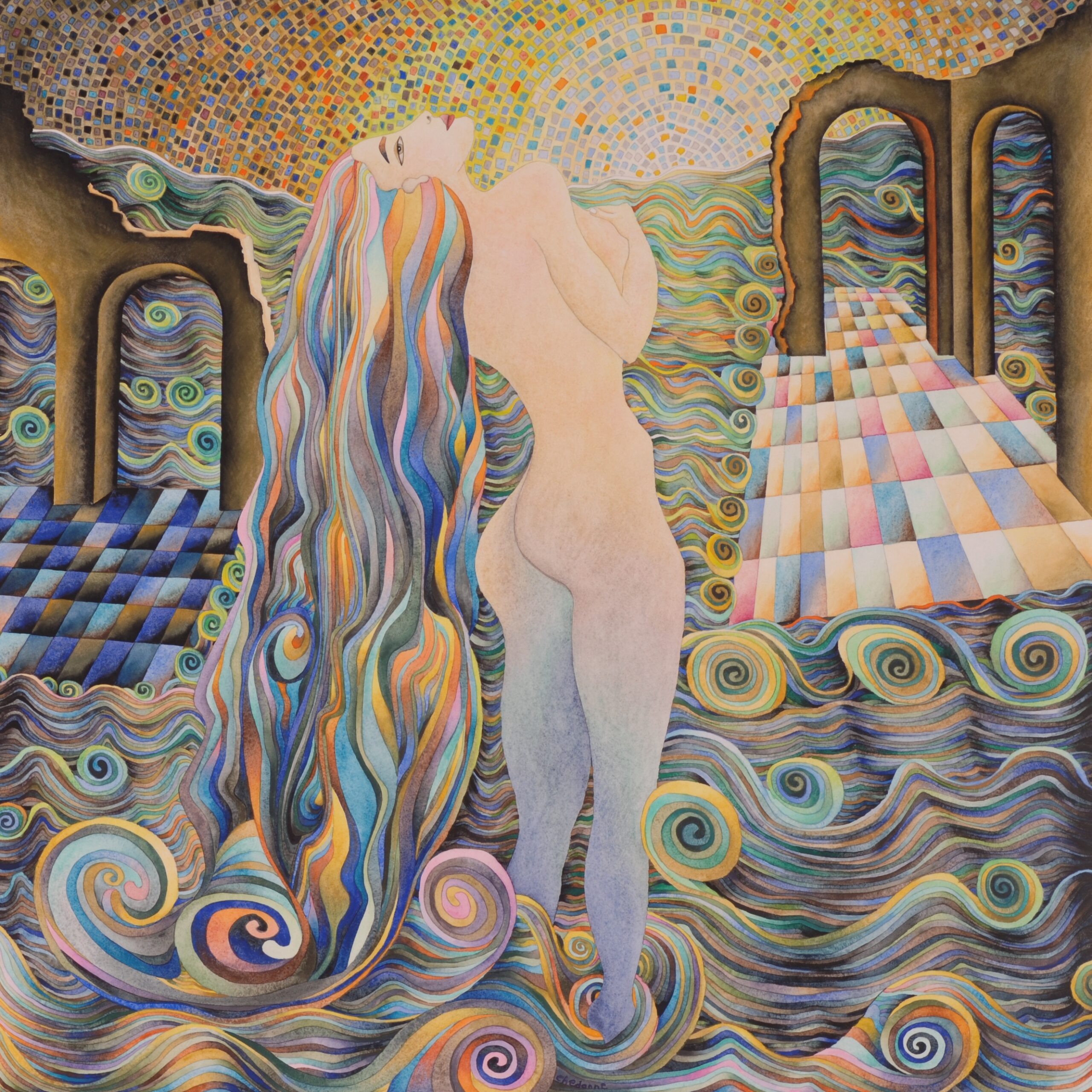  Le Palais de la mer,70x70 cm