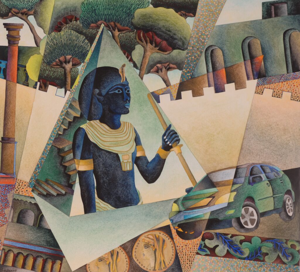 Retour d' Egypte, 55x50 cm