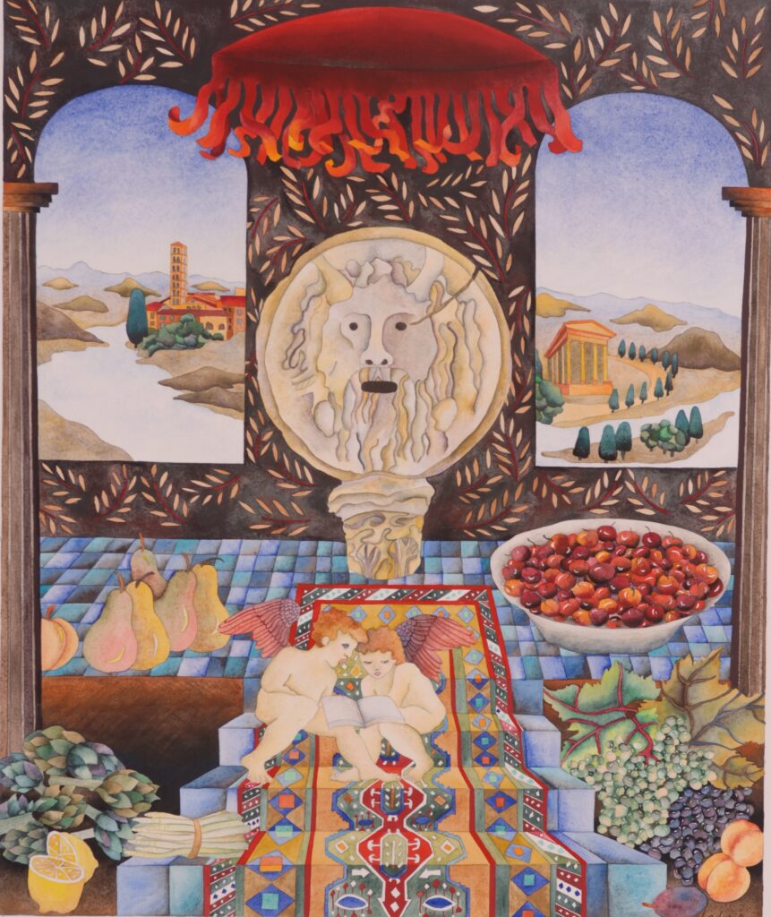 La Bocca della Verita, 60X50 cm