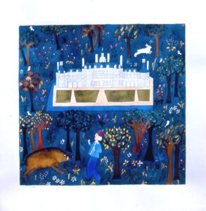 One Day at Chambord, 42x45cm