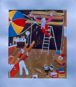 A Quoi Servent les Parachutes, 35x30cm