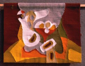 Hommage à Braque, Laine et acryl 70x80cm