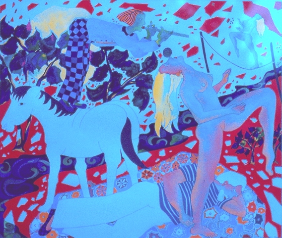 Un Cirque dans la tête, 50x60cm