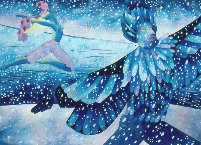 L'Hiver en Folie I, 50x70cm