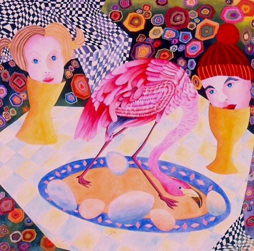 Et Les Zoizos c'est tellement bon, 70x70cm