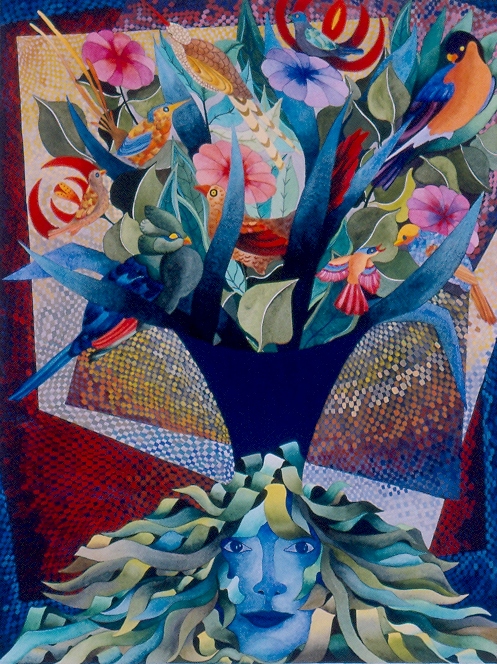 Parce que les Fleurs c'est périssable, 65x50cm