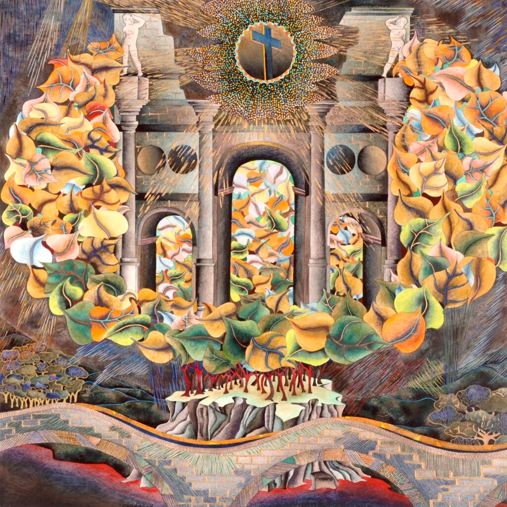 La Vision de Constantin 70x70cm